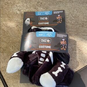 Black and White Skeleton Pet Costume